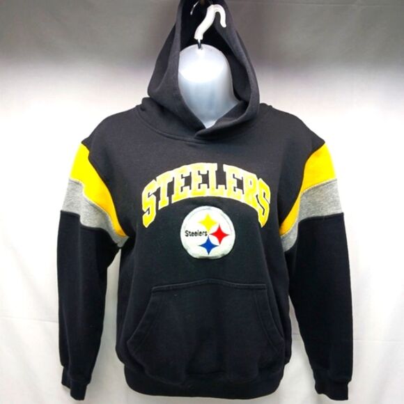 NFL Kids Youth Medium Official Pittsburg Steelers Game Day Embroidered Hoodie... - Picture 2 of 8